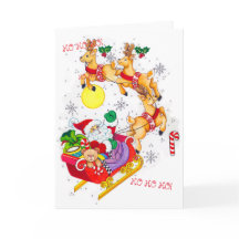 Ho! Ho! Ho! Carte de Noël