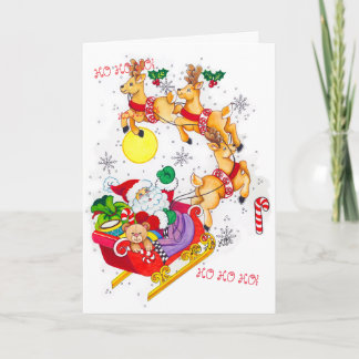 Ho! Ho! Ho! Carte de Noël
