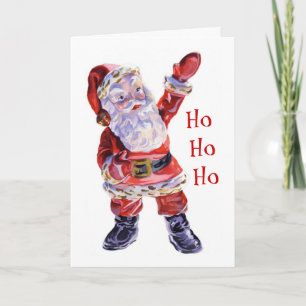 Ho Ho Ho carte de Père Noël
