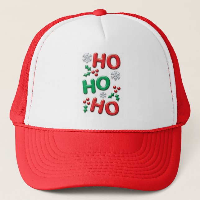 Ho Ho Ho Casquette de vacances (Devant)