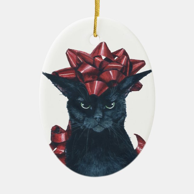 Ho...Ho...Ho... Ceramic Ornament (Front)