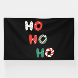 Ho Ho Ho Christmas 6x10 Vinyl Banner
