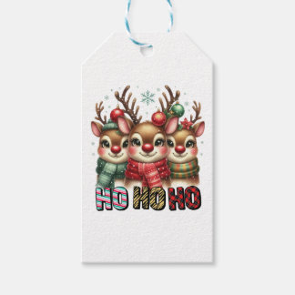 Ho Ho Ho Christmas Card Gift Tags