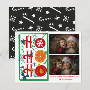 Ho Ho Ho Christmas Cards   Photo Holiday 