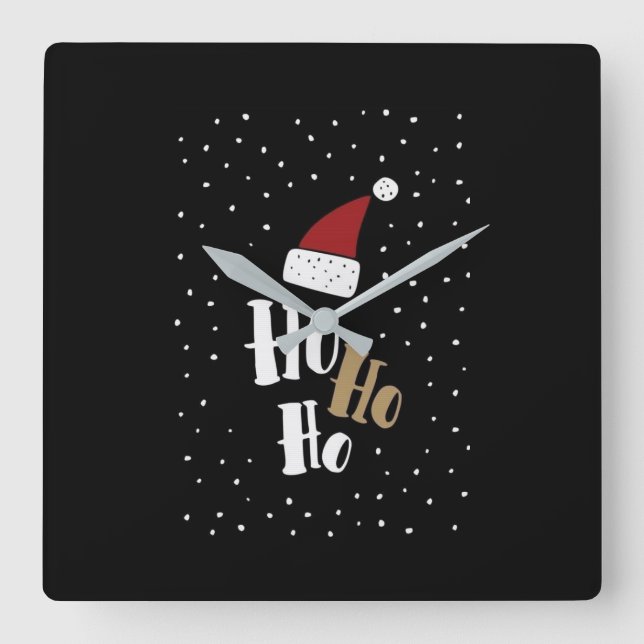 **HO HO HO CHRISTMAS** CLOCK (Front)
