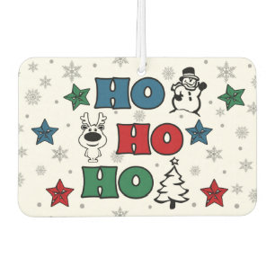 Ho-Ho-Ho Christmas design Car Air Freshener