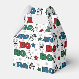 Ho-Ho-Ho Christmas design Favor Box