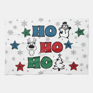 Ho-Ho-Ho Christmas design Kitchen Towel