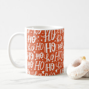 Ho Ho Ho Christmas Holiday Chic Modern Coffee Mug