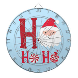 Ho Ho Ho Christmas Santa Dartboard
