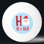 Ho Ho Ho Christmas Santa Ping Pong Ball<br><div class="desc">This holidays design features the text "Ho Ho Ho" in modern red typography accented with a Santa,  candy and a Christmas bauble. #christmas #holidays #seasonal #festive #santa #santaclaus #candy #bauble #decorations #gifts #christmasgifts #pingpong #pingpongballs #tabletennis #game #fun #gamesroom #sports</div>