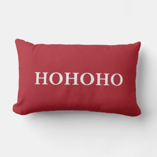 HO-HO-HO, Christmas,Santa's laugh Throw Pillow