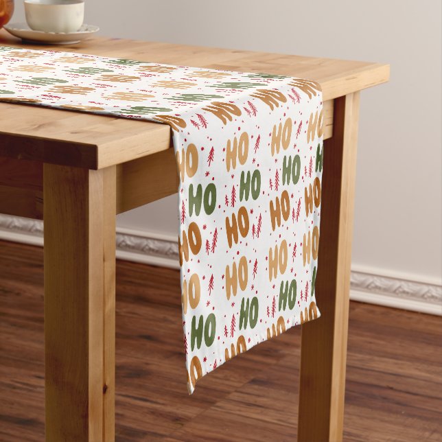 Ho Ho Ho christmas Short Table Runner (In Situ)