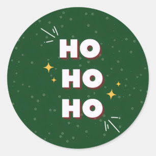 Ho ho ho  classic round sticker