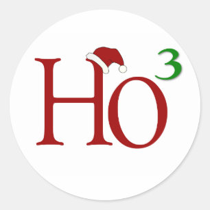 Ho Ho Ho Classic Round Sticker