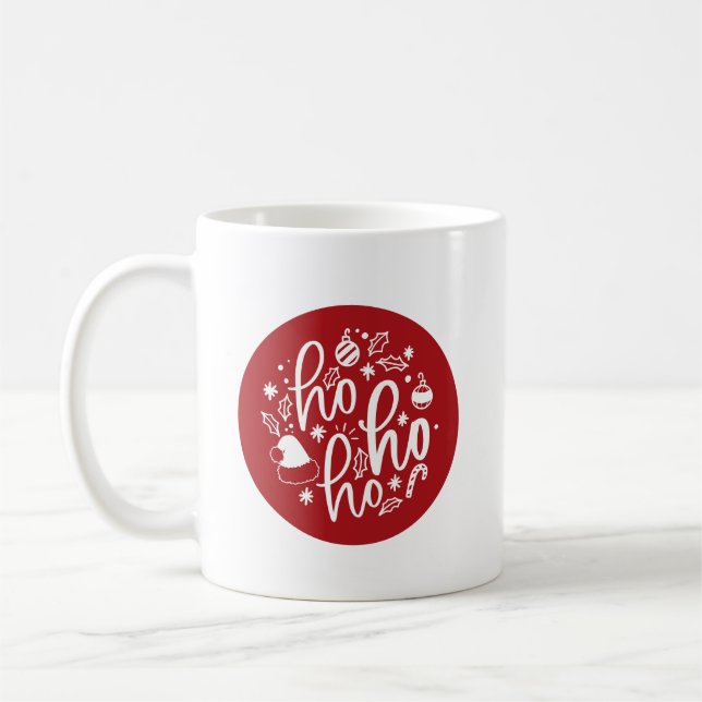 Ho Ho Ho Coffee Mug (Left)