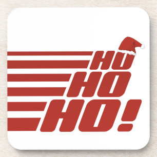 Ho Ho Ho custom Xmas coasters