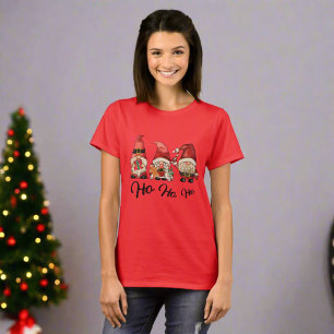 Ho Ho Ho ! Cute Nordic Gnomes Christmas T-Shirt
