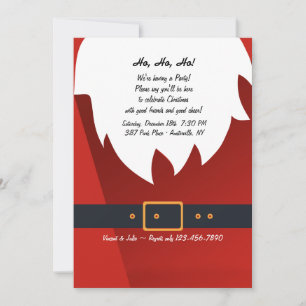 Ho, Ho, Ho Fête Invitation