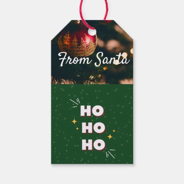 Ho ho ho  gift tags (Front)