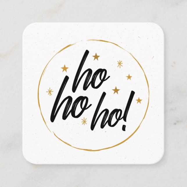 Ho ho ho! Golden Stars Discount Card (Front)