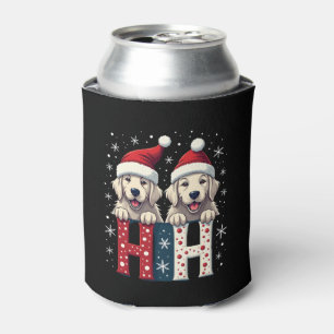 Ho Ho Ho Great Pyrenees Dog Lover Christmas Santa Can Cooler