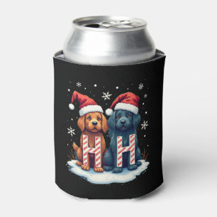 Ho Ho Ho Great Pyrenees Dog Lover Christmas Santa Can Cooler