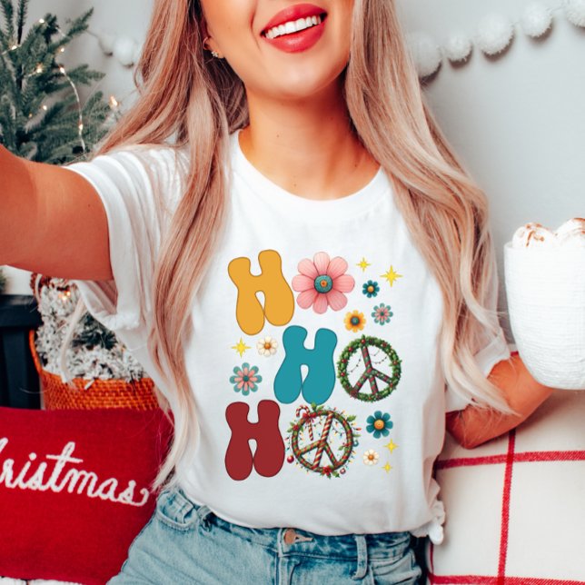 Ho Ho Ho Groovy Christmas  T-Shirt (Creator Uploaded)
