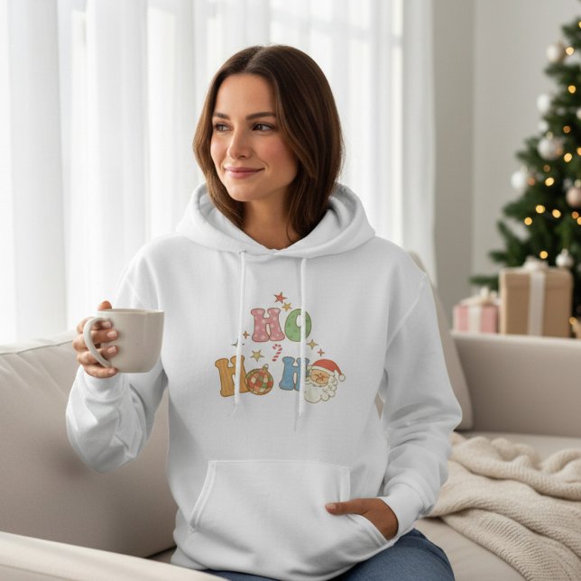 Ho Ho Ho Groovy Merry Christmas Hoodie (Creator Uploaded)