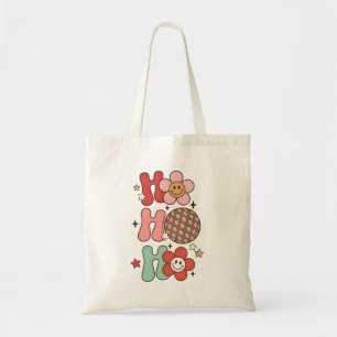 Ho Ho Ho Groovy Retro Tote Bag