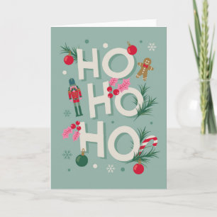 Ho Ho Ho Holiday Cheer Card