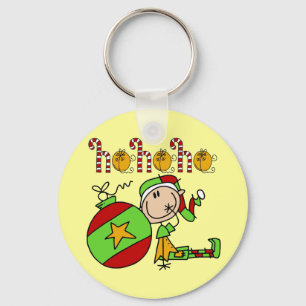 Ho Ho Ho Holiday Elf Keychain