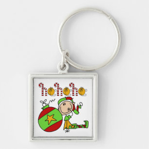 Ho Ho Ho Holiday Elf Keychain