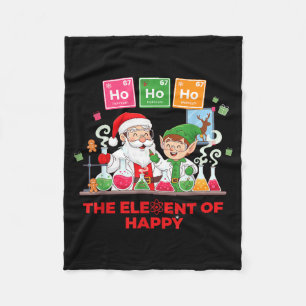 Ho Ho Ho Holmium Chemistry Element 67 Meme Of Peri Fleece Blanket