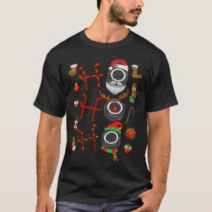 Ho Ho Ho Ice Hockey Christmas Ice Hockey Player Xm T-Shirt