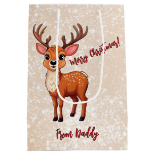 Ho-Ho-Ho! It's a Reindeer Medium Gift Bag