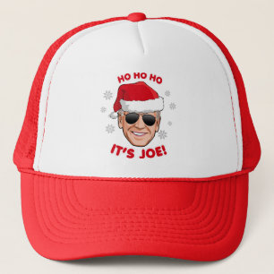 HO HO HO IT'S JOE TRUCKER HAT