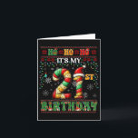 Ho Ho Ho It's My 21st Birthday Xmas Candy Cane 21  Card<br><div class="desc">Ho Ho Ho It's My 21st Birthday Xmas Candy Cane 21 Years Old</div>