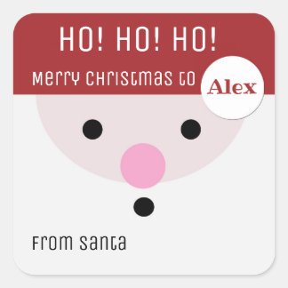 Ho, Ho, Ho, Joyeux Noël De Père Noël Sticker Tag