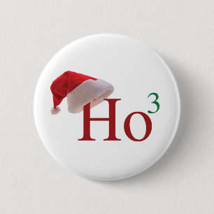 Ho Ho Ho Merry Christmas 2 Inch Round Button