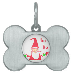 Ho Ho Ho Merry Christmas From Santa.png Pet Name Tag