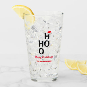 Ho Ho Ho: Merry Christmas Glass