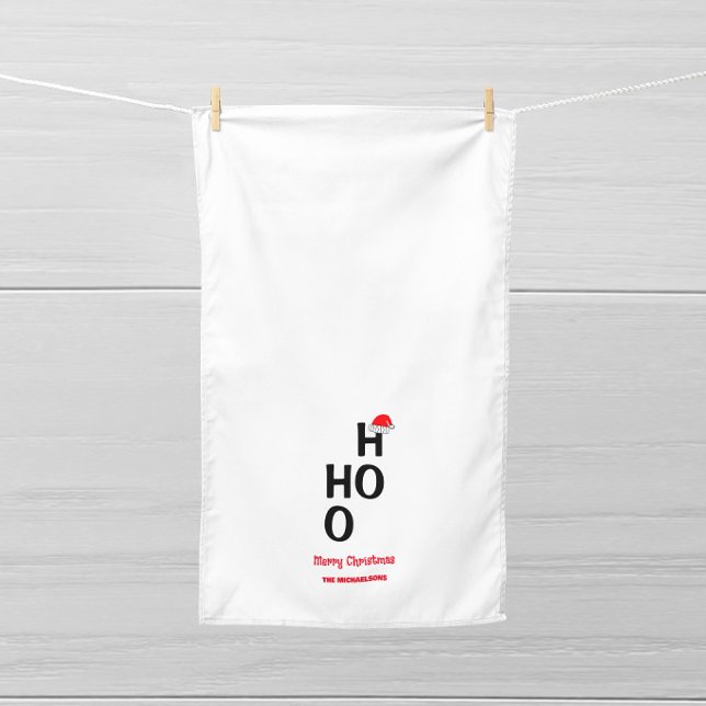 Ho Ho Ho: Merry Christmas Kitchen Towel (Creator Uploaded)