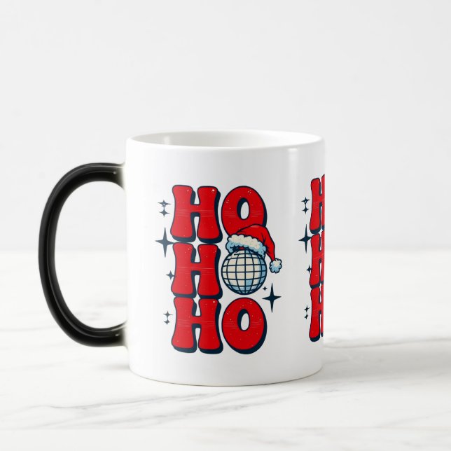 Ho ho ho merry christmas magic mug (Left)