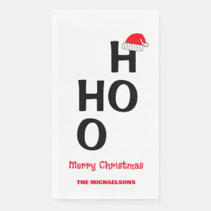 Ho Ho Ho: Merry Christmas Napkin