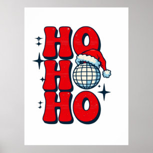 Ho ho ho merry christmas poster