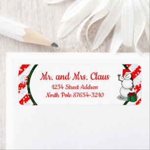 Ho Ho Ho Merry Christmas Santa Cute Snowman