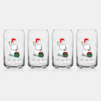 Ho Ho Ho Merry Christmas Santa Cute Snowman