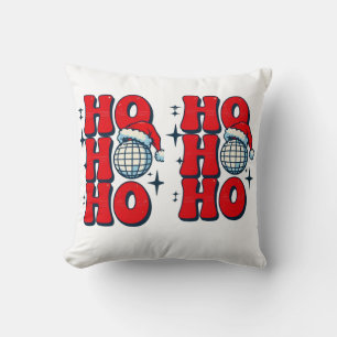 Ho ho ho merry christmas throw pillow