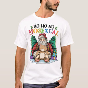 Ho Ho Ho Mosexual Gay Santa LGBTQ Gay Christmas T-Shirt